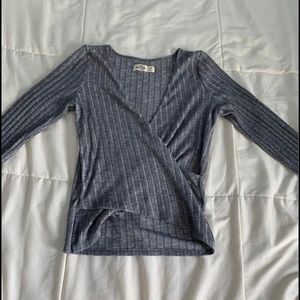 Hollister Cropped Knit Shirt